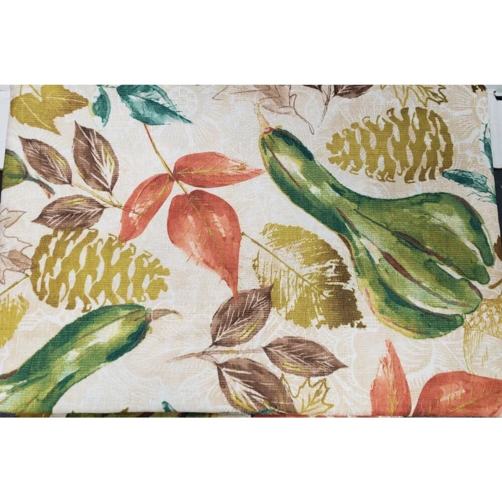 Printed Fabric Tablecloth, 60